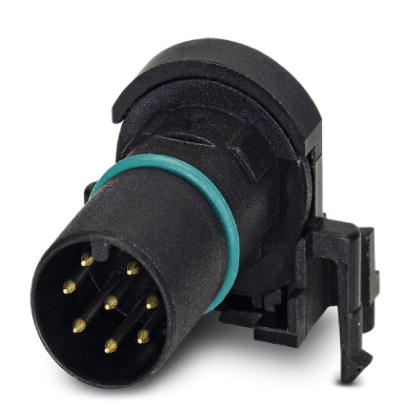 Phoenix Contact M12 Contact Carrier - Plug; SACC-CI-M12MS-8CON-L90 SCO; Male; 8-Pin; A - Standard Key